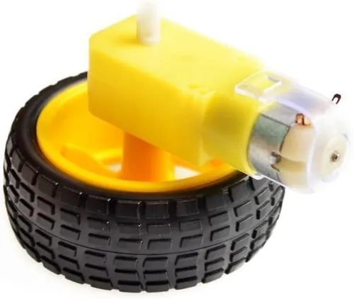 Vista 3 de DIY Programable 2WD Smart Robot Kit de chasis de coche con codificador de velocidad de motor para que los niños aprendan Arduino, Codificación