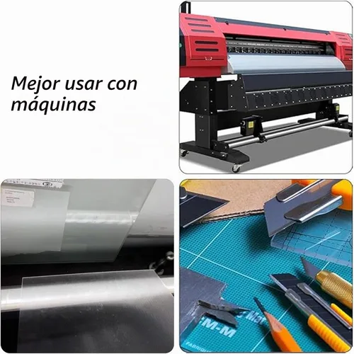 Vista 4 de Paquete de 25 hojas de plástico transparente de 4 mil, 12 x 12 pulgadas, plantilla de acetato en blanco