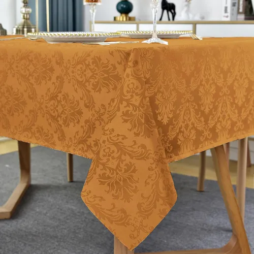 Vista 14 de Servilletas cuadradas de jacquard blanco, servilletas de poliéster suave resistentes a las arrugas con diseño damasco, servilletas de tela