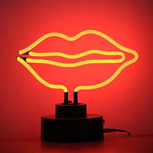 Vista 7 de Escultura de luz de neón de tubo de vidrio real de 12 V, letrero de neón de hongo para escritorio, decoración de pared hecha a mano, arte de pared
