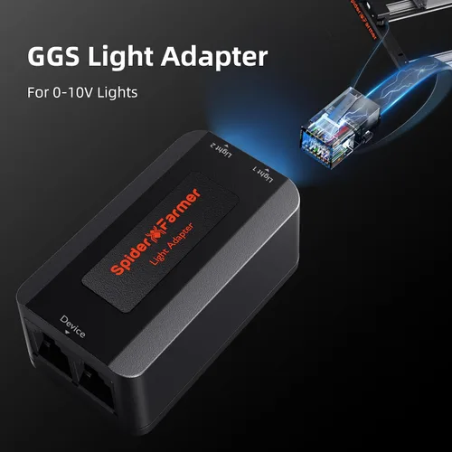 Vista 9 de Spider Farmer GGS Controller Kits Automático Crecen Controlador Ambiental Grow Schedule Controls, Include Temp Humid Light Sensor & Adapter, Ideal