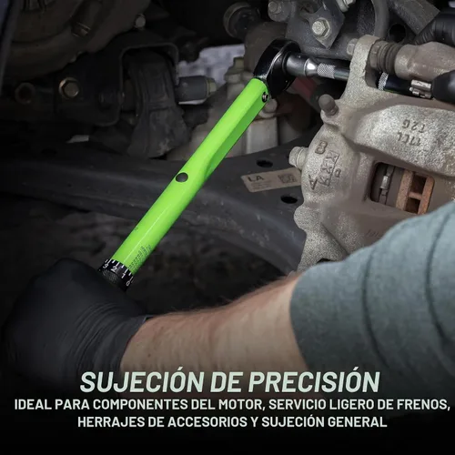 Vista 6 de OEMTOOLS 25689 Llave dinamométrica estilo clic de 1/2 pulgada, 10-150 pies/libra., hace clic en el par deseado, llave dinamométrica de 1/2 unidad