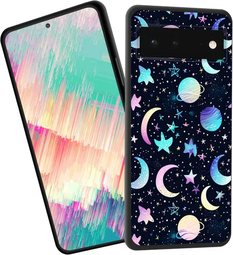 Vista 22 de Funda delgada para Google Pixel 4 XL, funda delgada de silicona de TPU suave a prueba de golpes para Google Pixel 4 XL, cruz negra