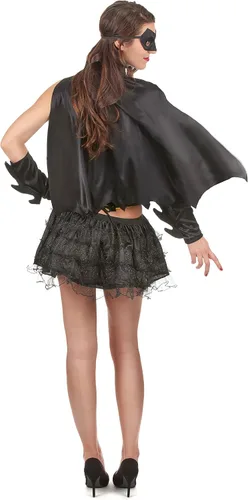 Vista 2 de Secret Wishes DC Comics Disfraz de Batman con corsé y tutú, negro, talla XS, Como se muestra