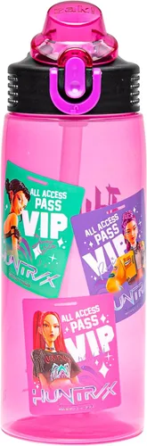 Vista 27 de Zak Designs Barbie Sage - Botella de agua para niños con popote a prueba