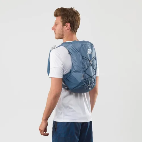 Vista 5 de Salomon Unisex Agile 12 Set, Hydration & Storage Vest with 500ml Flasks Included Azul Copen / DENIM OSCURO