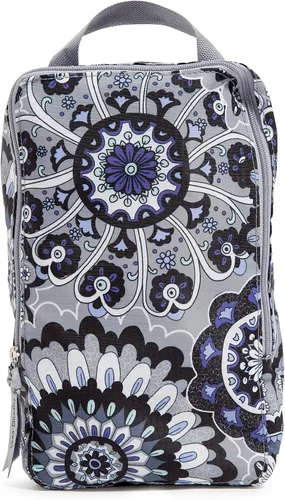 Vista 3 de Vera Bradley Conjunto de 3 piezas de cubo de embalaje de compresión para mujer, Medallón Tranquilo
