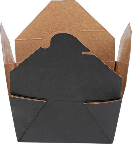 Vista 12 de Restaurantware Contenedor desechable para llevar, 30 oz / #1, negro