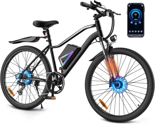 Vista 10 de Electric Bike for Adults 1500W 1000W Peak Motor 26" Tire Ebike Negro