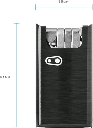 Vista 2 de Crankbrothers Multiherramienta F15, F10+ y F10 - Herramienta de cadena, Torx, herramienta de bicicleta compatible con Hex