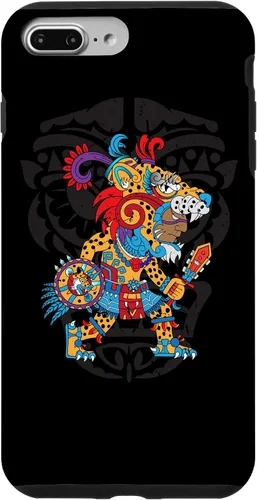 Vista 11 de Funda para iPhone 11 Aztec Jaguar Ancient Warrior Native Mexican Mythology