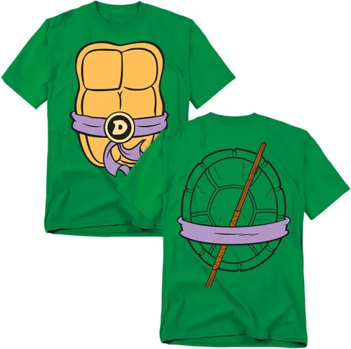 Vista 11 de TMNT - Camiseta unisex para adultos con estampado frontal y trasero clásico Leonardo