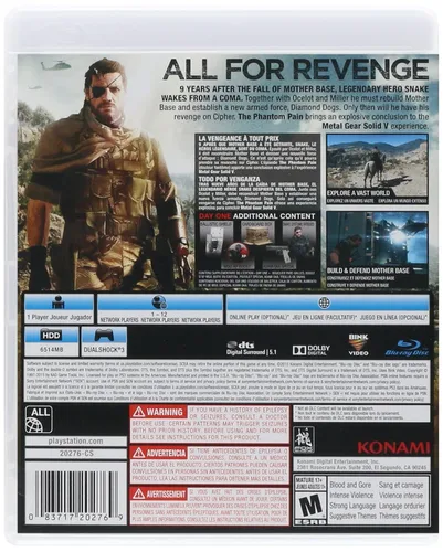 Vista 2 de Metal Gear Solid V The Phantom Pain - PlayStation 3 Day One Edition