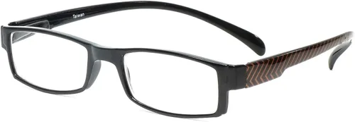 Vista 10 de Calabria 762 Gafas de lectura colgantes alrededor del cuello, lentes azules o transparentes, para hombres y mujeres, duraderos y modernos, patillas