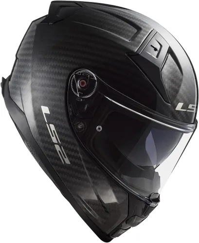 Vista 3 de Cascos LS2 Citation II Carbon Casco de Motocicleta de Cara Completa con Protector Solar