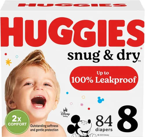 Vista 47 de Pañales Huggies Snug & Dry para bebé