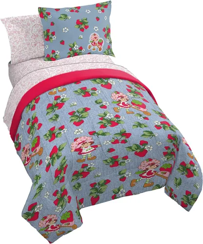 Vista 28 de Disney Moana - Juego de edredón individual de 5 piezas para niñas, color beige Bed in a Bag, Comforter Sheets Sham Pillowcase, Official