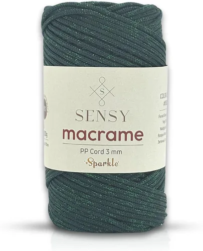 Vista 84 de Cuerda de poliéster Sensy Premium de 3 mm, 120 metros, 100% cordón de polipropileno, cuerda de macramé de 3 mm, cordón para bolsos de ganchillo