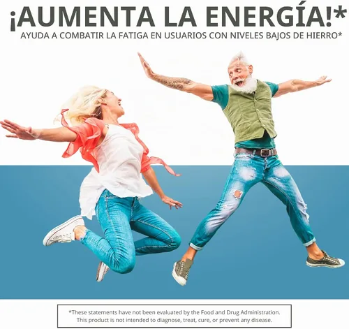 Vista 2 de Suplemento de hierro, hierro carbonílico 65 mg, vitamina C 270