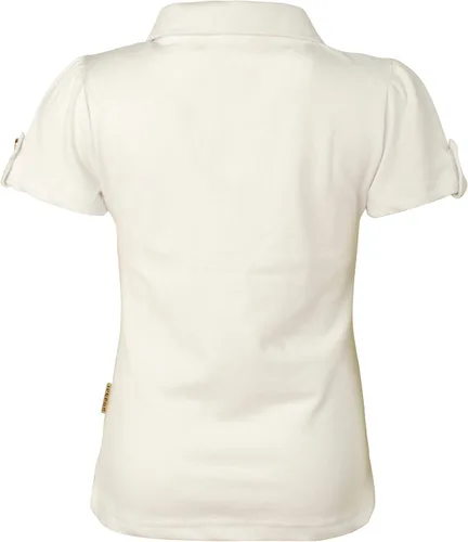 Vista 2 de Ipuang Camiseta polo de manga corta de algodón con volantes para niña