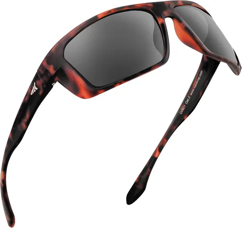 Vista 12 de KastKing Huzzah - Lentes de sol deportivos, polarizados y con protección ultravioleta, para hombres y mujeres, ideales para conducir, pescar, hacer