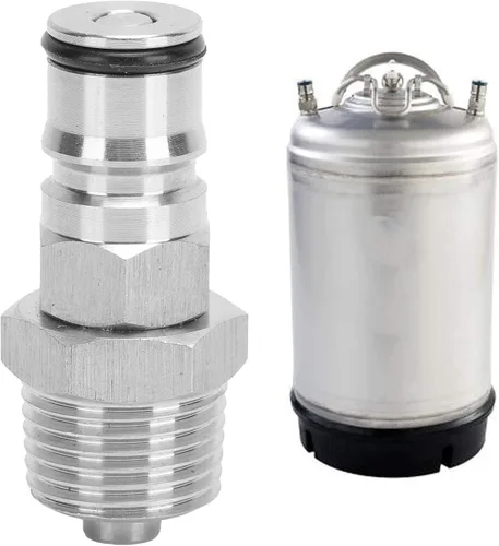 Vista 6 de TOPINCN Ball Lock Post 18 Ball Lock Adapter Lock Post Lock Male 1/2In Npt Kit Adaptador de rosca con para barriles Kegging