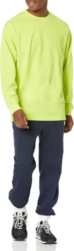 Vista 4 de Tienda Essentials Camiseta de manga larga para hombre de algodón orgánico de gran