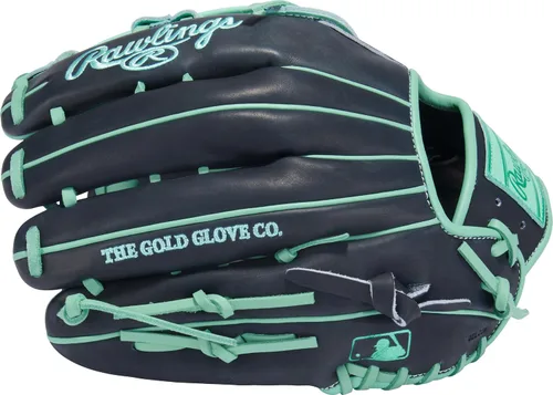 Vista 5 de Guantes de béisbol Heart of the Hide 2026 Top Grade US Steerhide Negro/Menta Pro H Web