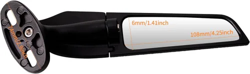 Vista 4 de Espejos retrovisores de carreras para motocicleta, espejos 360° rotativos y sigilosos, compatibles con Honda CBR300R CBR500R CBR600RR CBR1000RR