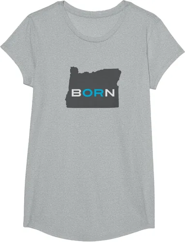 Vista 55 de Nacido en Oregon Camisa – Estado Mapa Born Idea de regalo, Negro