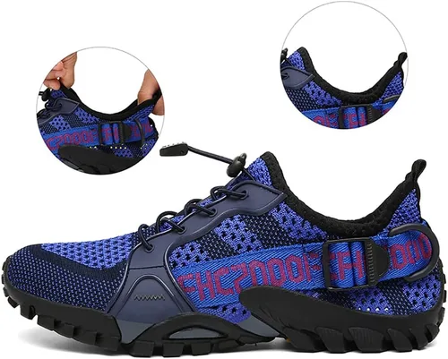 Vista 6 de Zapatos de agua para hombre y mujer, zapatos de senderismo al aire libre, secado rápido, zapatos acuáticos para playa, senderismo, senderismo