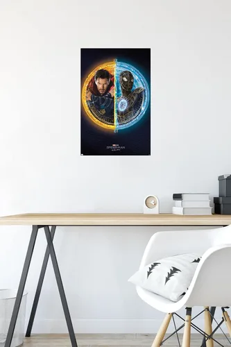 Vista 35 de Trends International Marvel Spider-Man: No Way Home - Póster de pared dúo, 22.4 pulgadas de largo x 14.7 pulgadas, versión enmarcada de madera