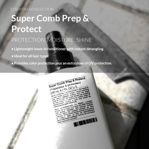 Vista 2 de Number 4 Super Comb & Protect, spray acondicionador sin enjuague, protector térmico para cabello, 6.7 onzas