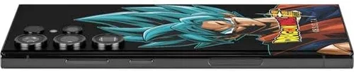 Vista 4 de Skinit Calcomanía para teléfono compatible con Galaxy S23 Ultra, diseño oficial de Dragon Ball Super Goku Negro - DBZSPR04