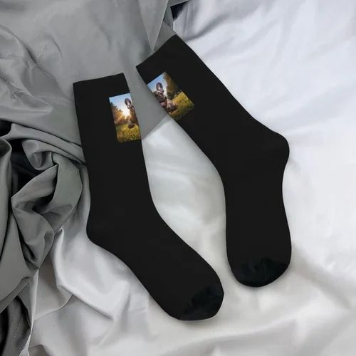 Vista 8 de Calcetines cálidos para perros Bulldog Francés, cómodos, transpirables, para hombres y mujeres, Blanco