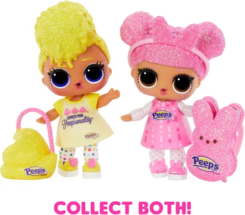 Vista 10 de L.O.L. Surprise! LOL Surprise Loves Mini Sweets Peeps - Pollito duro con muñeca coleccionable, 7 sorpresas, tema de primavera, muñeca de edición