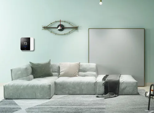 Vista 8 de Termostato Vine para el hogar con pantalla táctil a color, termostato inteligente WiFi compatible con Alexa y Google Assistant, programable para 7