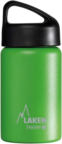 Vista 28 de Laken Thermo Classic - Botella de agua de acero inoxidable aislada al vacío de boca ancha Azul