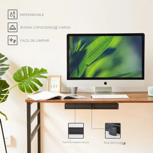Vista 6 de GOME Cajón deslizable debajo del escritorio con diseño divisor de espacio para guardar lápices y accesorios de oficina, organizador de bandeja Negro