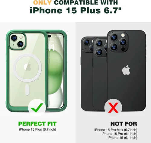 Vista 543 de DIACLARA - Funda transparente compatible con iPhone XR 6.1 pulgadas 2018