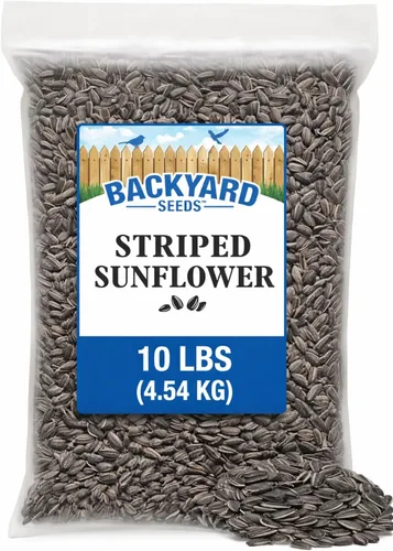 Vista 14 de CountryMax Semillas de pájaro sin residuos de chips de girasol (10 libras)