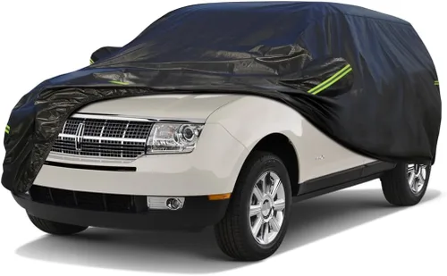 Vista 148 de KouKou Funda impermeable para automóvil SUV adecuada para BMW X1 de 2009 a 2025, 7 capas a prueba de viento para todo tipo de clima, cubierta