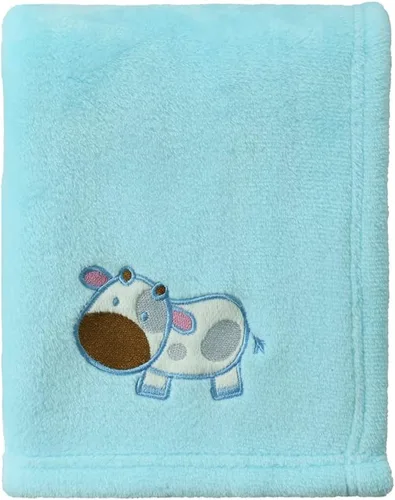 Vista 33 de CREVENT - Manta bonita, cómoda y mullida para bebés, niños y niñas, 30 x 40 pulgadas, ropa de cama, para cuna y cochecito, regalo para recién Oso