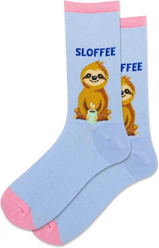 Vista 20 de Hot Sox Calcetines de mujer con patrón geométrico de novedad Heather cáñamo