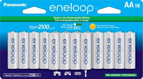 Vista 9 de eneloop Panasonic K-KJ55M3A4BA Cargador Rápido Individual Avanzado de 3 Horas para Baterías y Baterías Recargables Precargadas BK-4MCCA4BA AAA 2100