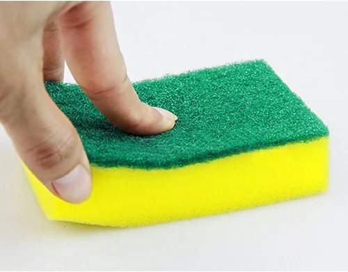 Vista 3 de Esponjas de limpieza de cocina, esponjas de limpieza a granel, esponjas para lavar platos que no rayan, almohadilla para fregar, esponja para platos