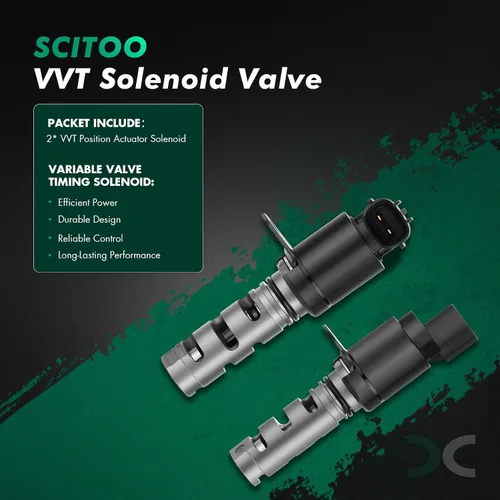 Vista 2 de SCITOO Solenoide de sincronización variable de control (VVT) 2010-2011 para Hyundai Genesis Coupe 2010-2012 para Hyundai Santa Fe