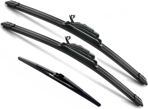 Vista 22 de JustCar - 3 limpiaparabrisas para Jeep Wangler 2007-2017 y Jeep Wrangler JK 2008-2018, repuesto de equipo original - 15, 15 y 12E pulgadas - juego