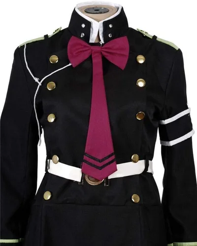Vista 6 de Disfraz de Serafín del fin para mujer, uniforme militar Shinoa hiiragi