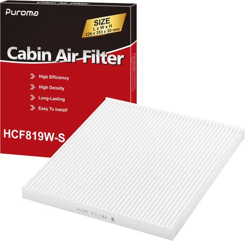 Vista 14 de Puroma Filtro de aire de cabina multicapa para CF12150 6081C 12150-C1 Ford
